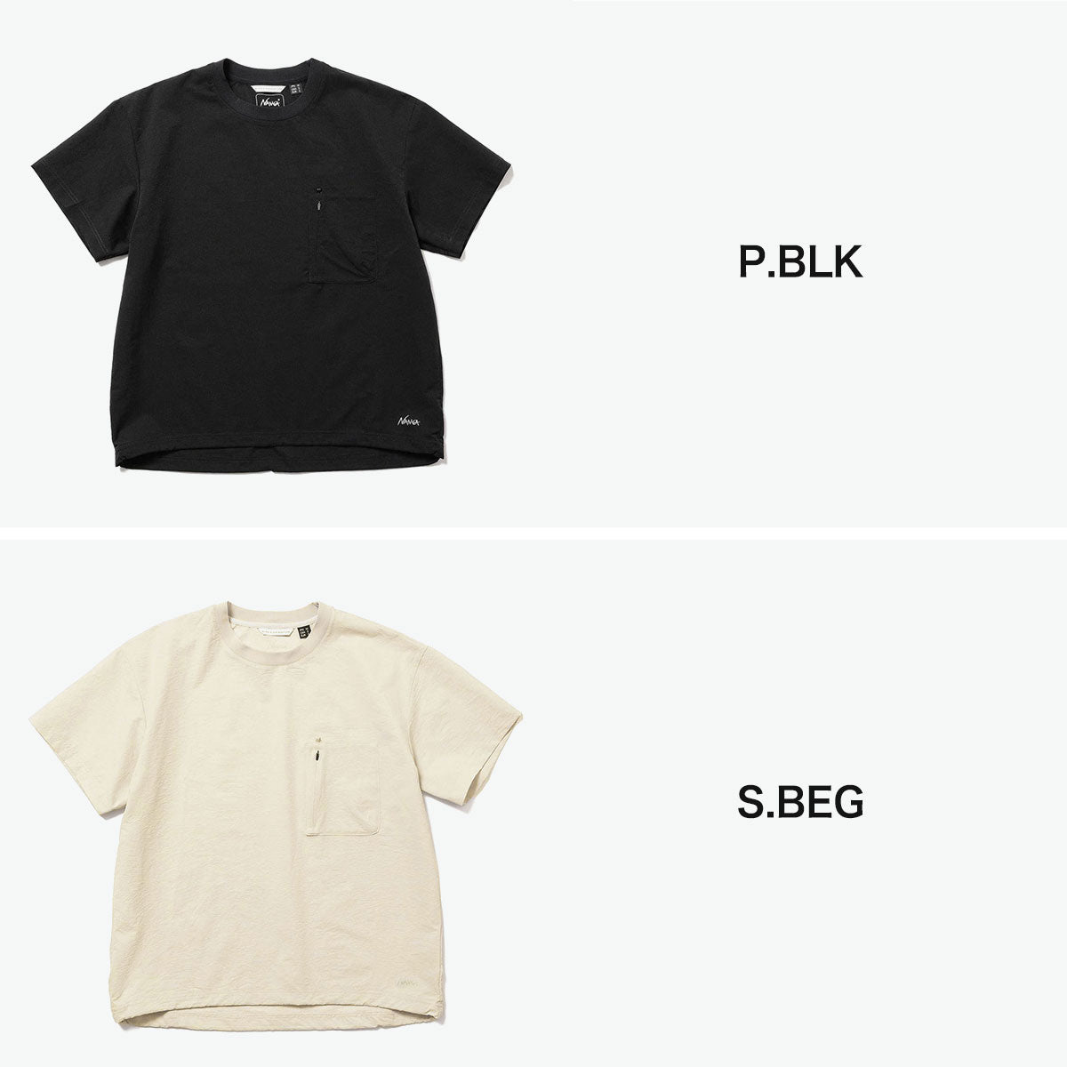 ナンガ NANGA Tシャツ メンズ レディース 半袖 無地 ブランド ウェア 吸汗速乾 大きいサイズ 黒 おしゃれ ブランド 速乾 通気性 ドットエア コンフィーティー N2500-1J300A （P.BLK） P.BLK