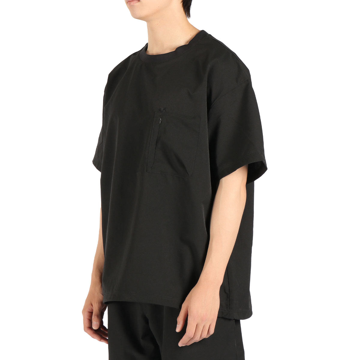 ナンガ NANGA Tシャツ メンズ レディース 半袖 無地 ブランド ウェア 吸汗速乾 大きいサイズ 黒 おしゃれ ブランド 速乾 通気性 ドットエア コンフィーティー N2500-1J300A （P.BLK） P.BLK