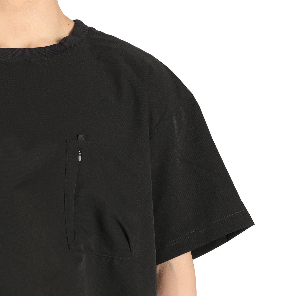 ナンガ NANGA Tシャツ メンズ レディース 半袖 無地 ブランド ウェア 吸汗速乾 大きいサイズ 黒 おしゃれ ブランド 速乾 通気性 ドットエア コンフィーティー N2500-1J300A （P.BLK） P.BLK