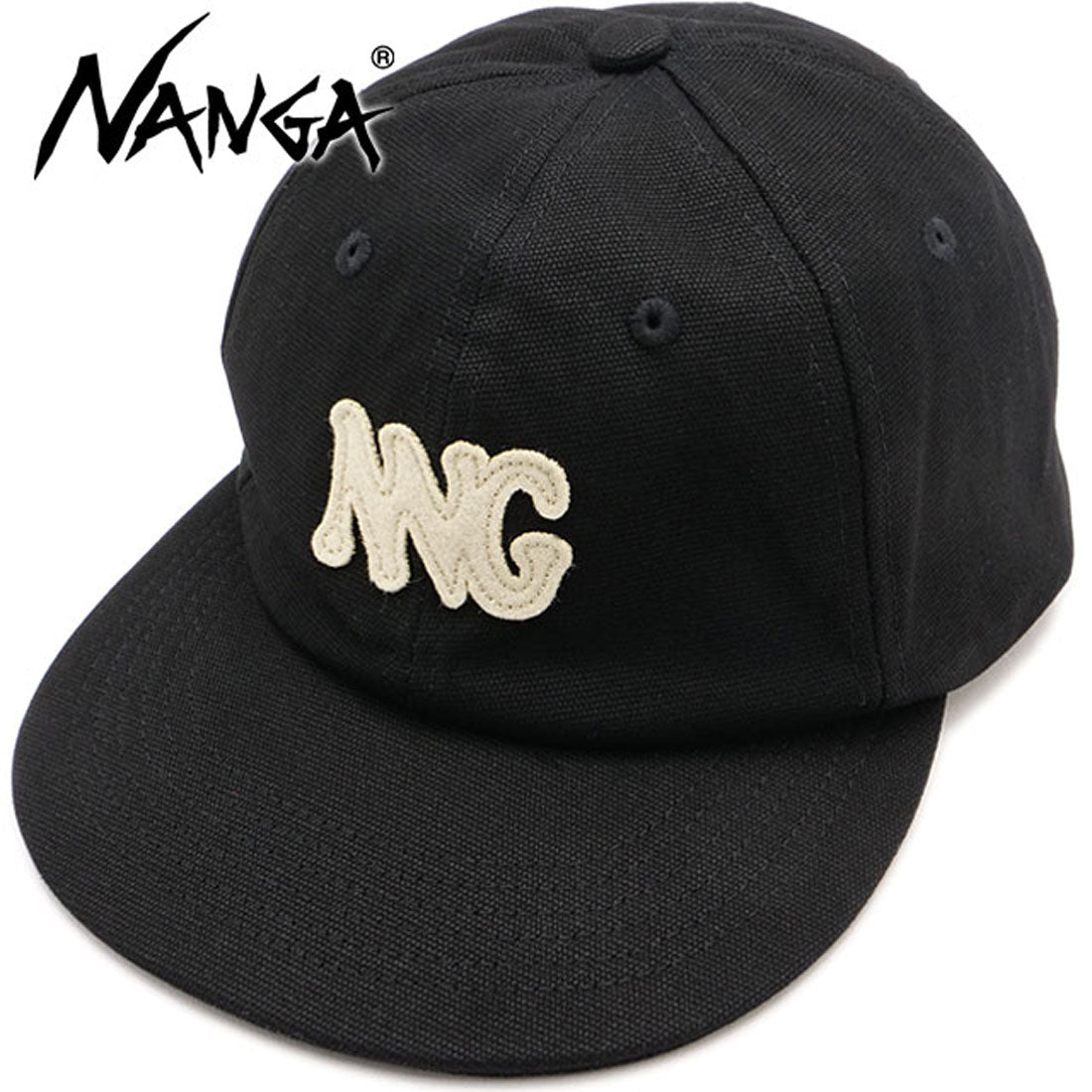 ナンガ NANGA CANVAS NNG LOGO CAP BLK [N2502-3A204A] （BLK） BLK
