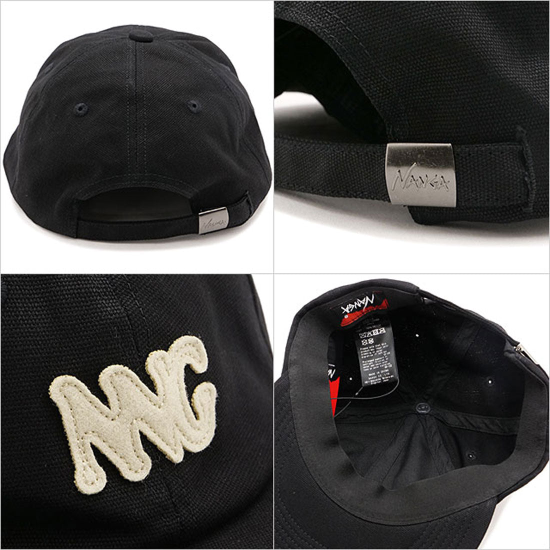 ナンガ NANGA CANVAS NNG LOGO CAP BLK [N2502-3A204A] （BLK） BLK