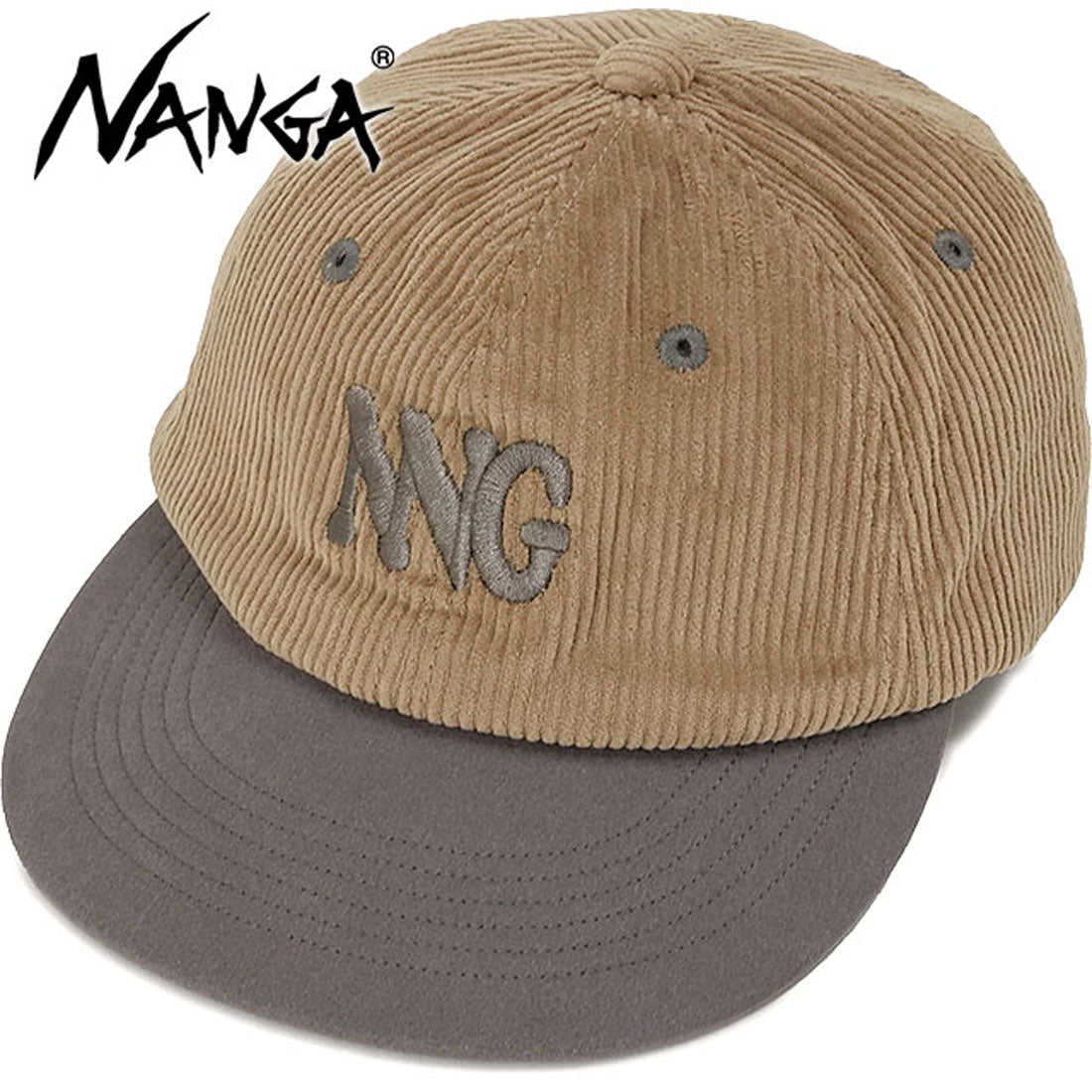 ナンガ NANGA CORDUROY NNG LOGO CAP OTR1(TAUPE) [N2532-3A057Z FW25] （OTR1(TAUPE)） OTR1(TAUPE)