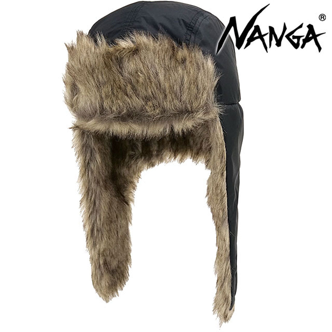 ナンガ NANGA AURORA TEX FUR FLIGHT CAP BLK [N2532-3A055Z FW25] （BLK） BLK