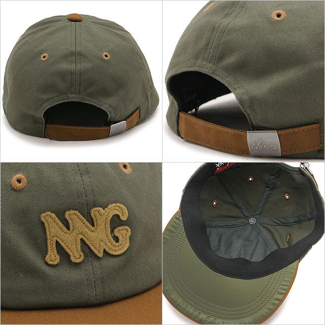 ナンガ NANGA COTTON TWILL BI-COLOR CAP GRN [N2600-3A065A] （GRN） GRN