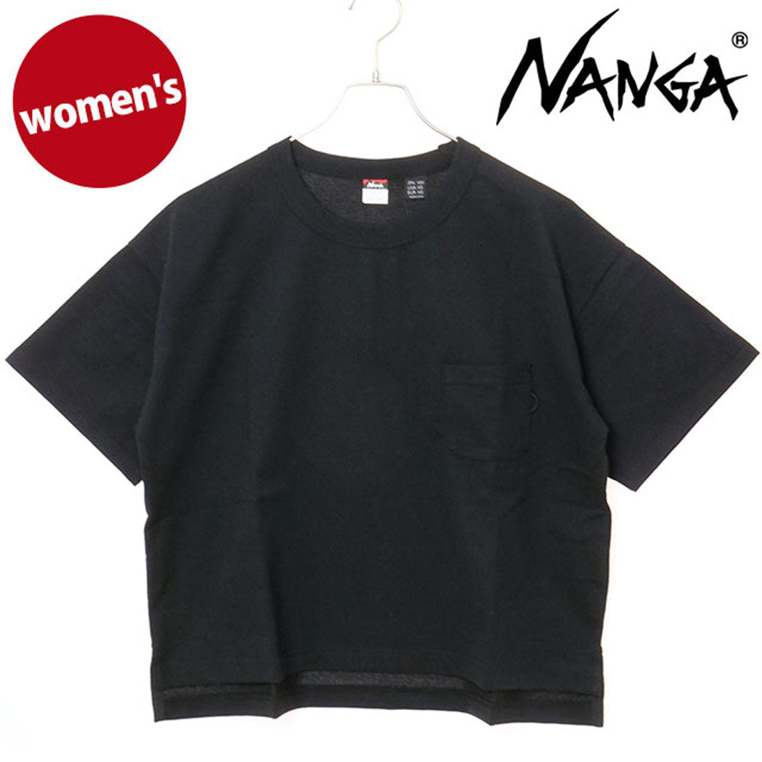 ナンガ NANGA ECO HYBRID TEE W BLK [N2501-1M033B SS25] （BLK） BLK