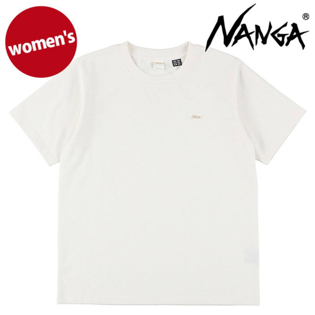 ナンガ NANGA ECO HYBRID BOX LOGO EMBROIDERY TEE W WHT [N2611-1M062B] （WHT） WHT