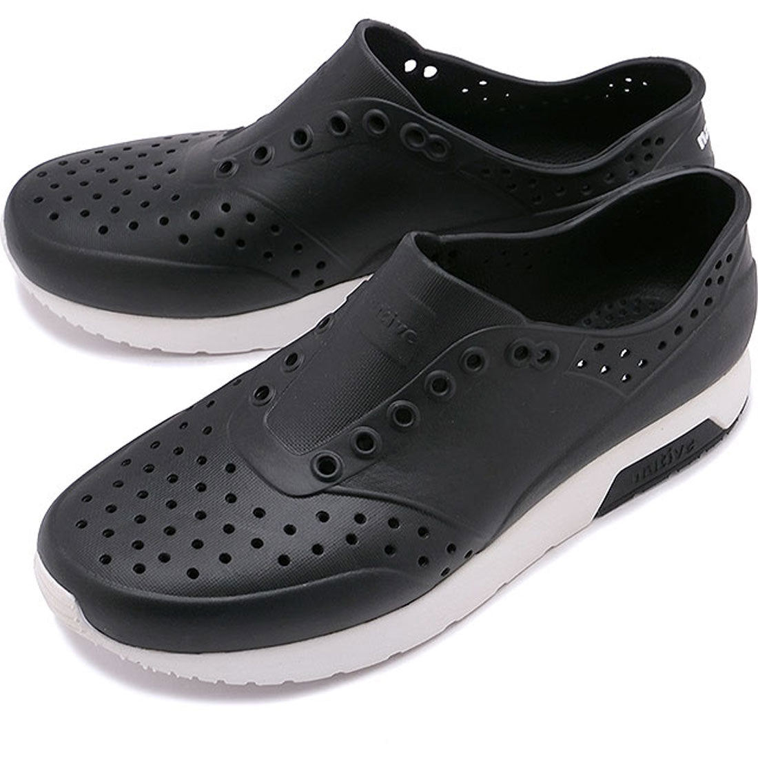 ネイティブシューズ native shoes LENNOX WANDERFOAM JIFFY-BLACK/-SHELL-WHITE [F0000256] （JIFFY-BLACK/-SHELL-WHITE） JIFFY-BLACK/-SHELL-WHITE