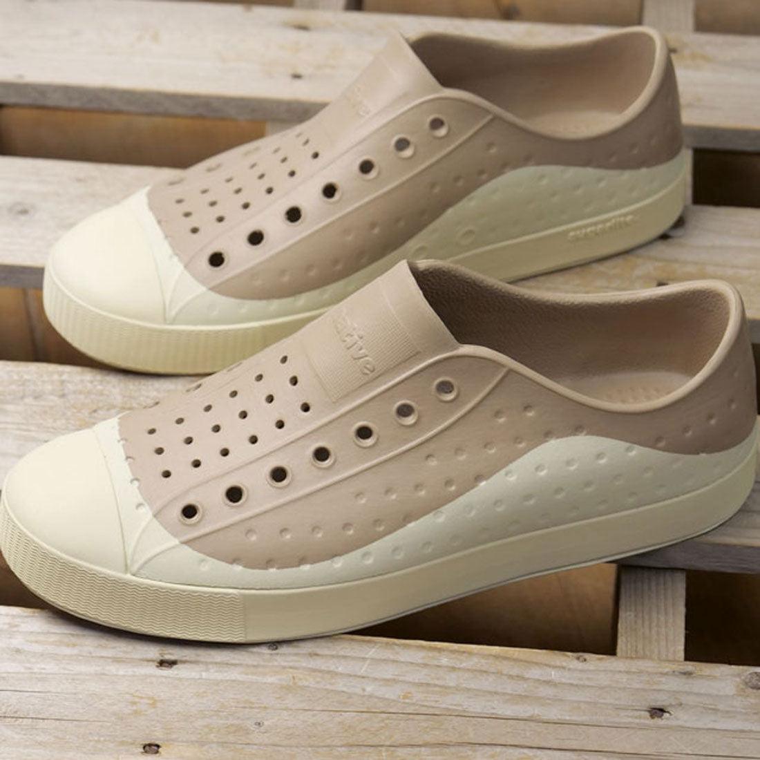Native Shoes JEFFERSON ROAM FLAX-TAN/-BONE-WHITE [F0000181]