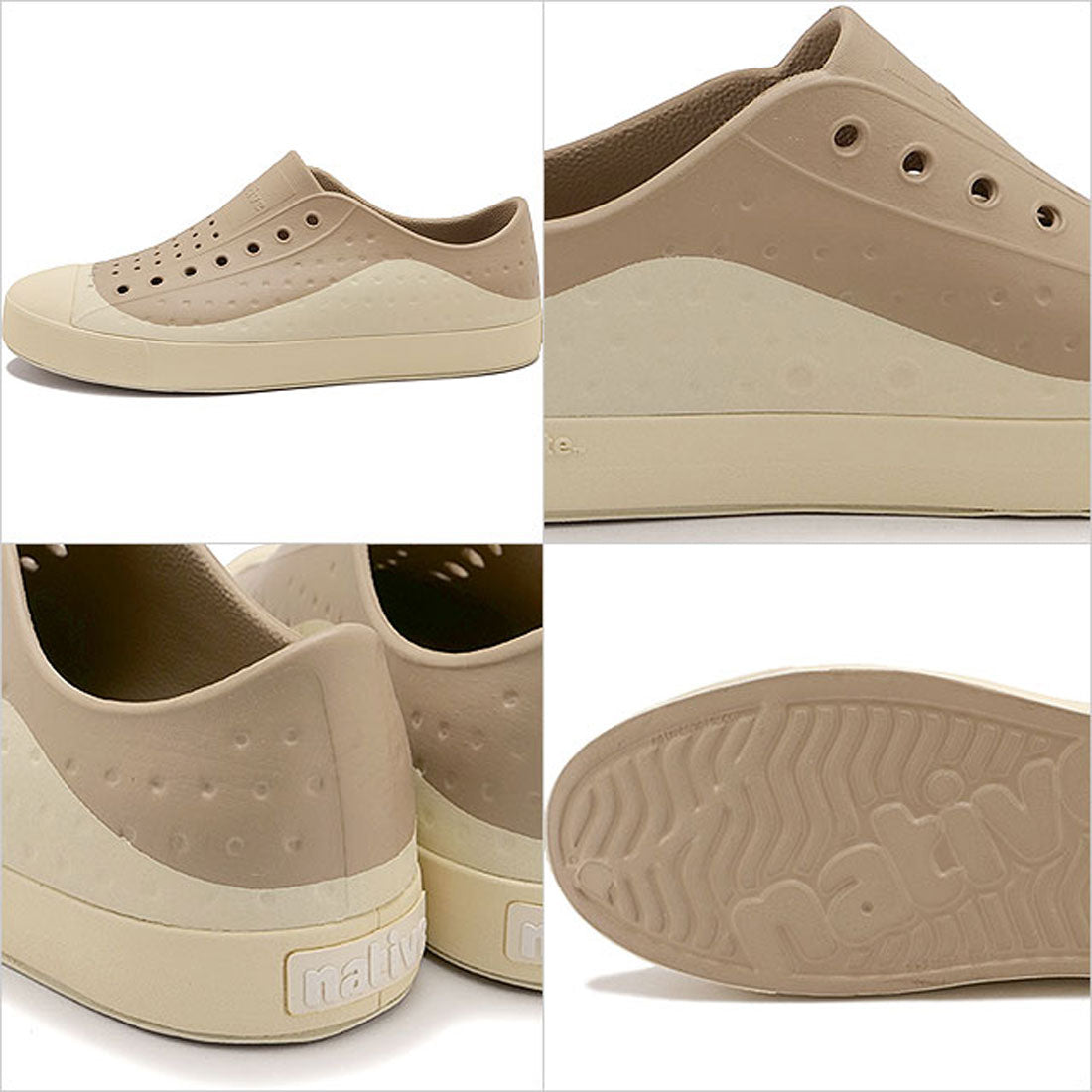 ネイティブシューズ native shoes JEFFERSON ROAM FLAX-TAN/-BONE-WHITE [F0000181] （FLAX-TAN/-BONE-WHITE） FLAX-TAN/-BONE-WHITE