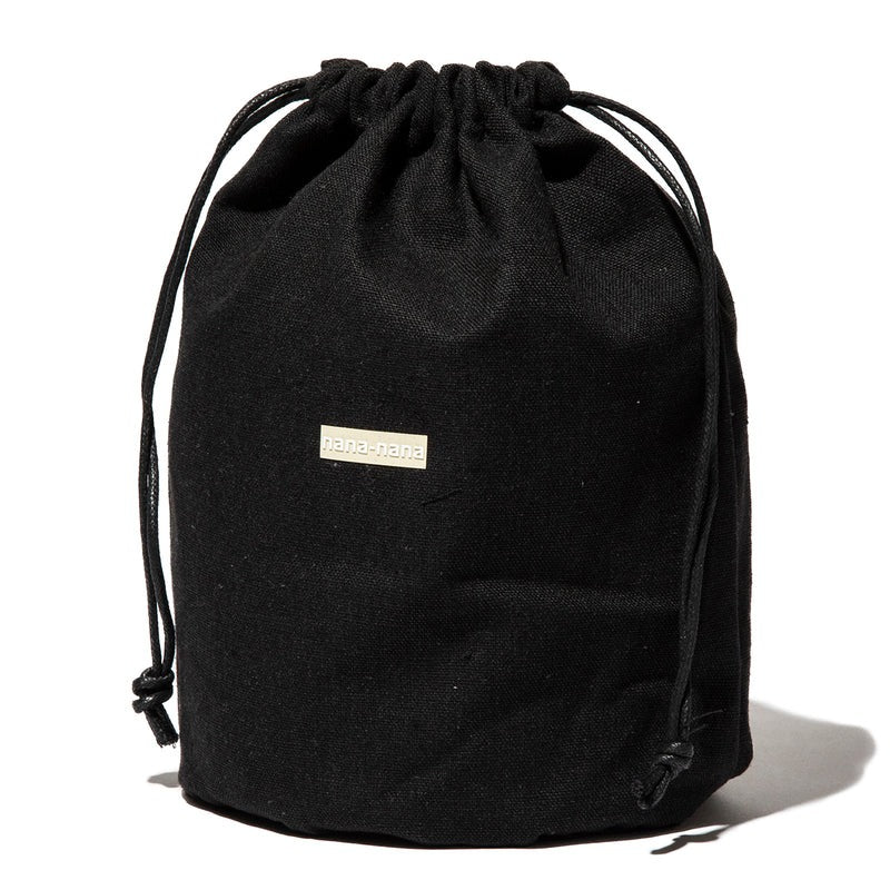 ナナナナ nana-nana ノット  シリコンニット バケットショルダーバッグ（KNOT SILICONE KNITTING BUCKET SHOULDER BAG） （Black） Black