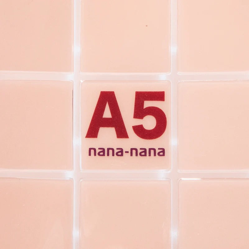 ナナナナ nana-nana ブロックチェック TPU A5（Block Check TPU A5） （Light Pink） Light Pink