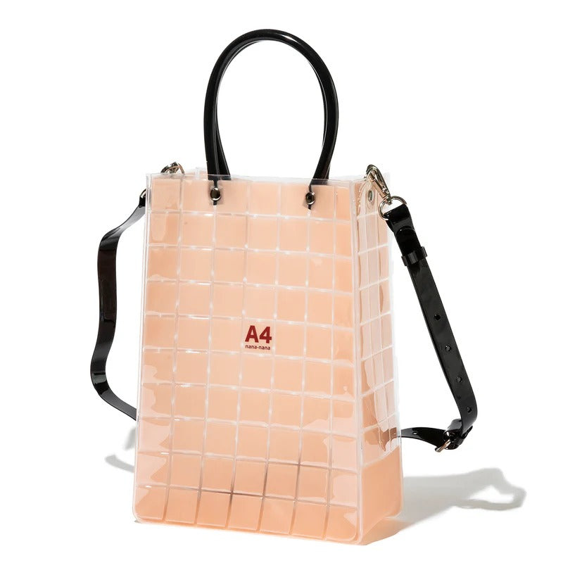 ナナナナ nana-nana ブロックチェック TPU A4（Block Check TPU A4） （Light Pink） Light Pink