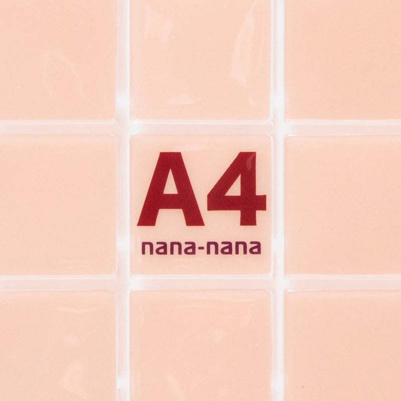 ナナナナ nana-nana ブロックチェック TPU A4（Block Check TPU A4） （Light Pink） Light Pink