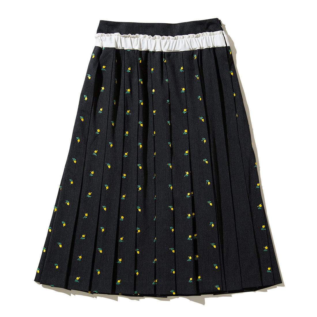 ナオキトミヅカnaokitomizukaReebok skirt&blouson Naokitomizuka Flower Embroidery Pleated Skirt