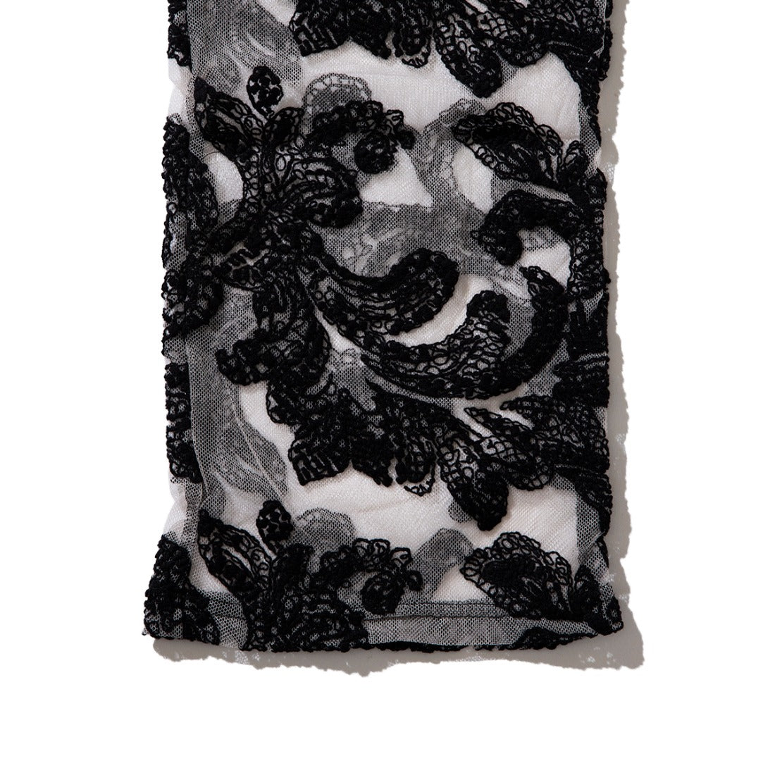 ナオキトミヅカ naokitomizuka レース エンブロイダリー パンツ（Race embroidery pants） （black） black