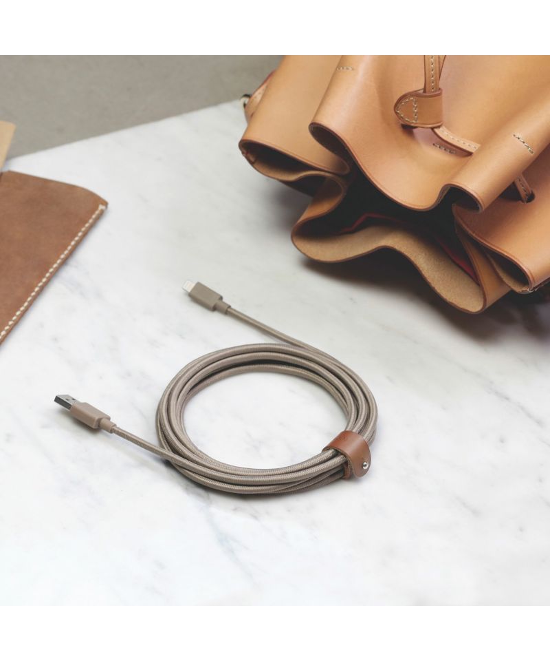 ネイティブ ユニオン NATIVE UNION NATIVE UNION Belt Cable XL 3M / ネイテブユニオン ベルトケーブル 3m （ROSE） ROSE