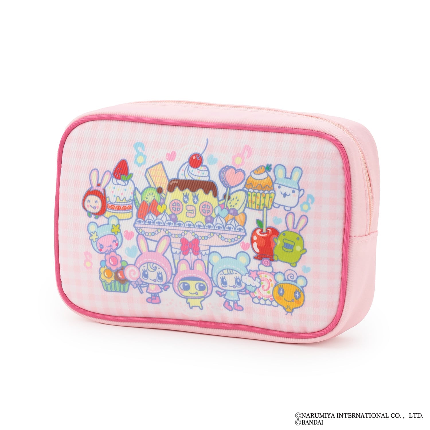 ナルミヤキャラクターズ ナルミヤキャラクターズ MEZZO PIANO×TAMAGOTCHI ポーチ （ピンク） ピンク