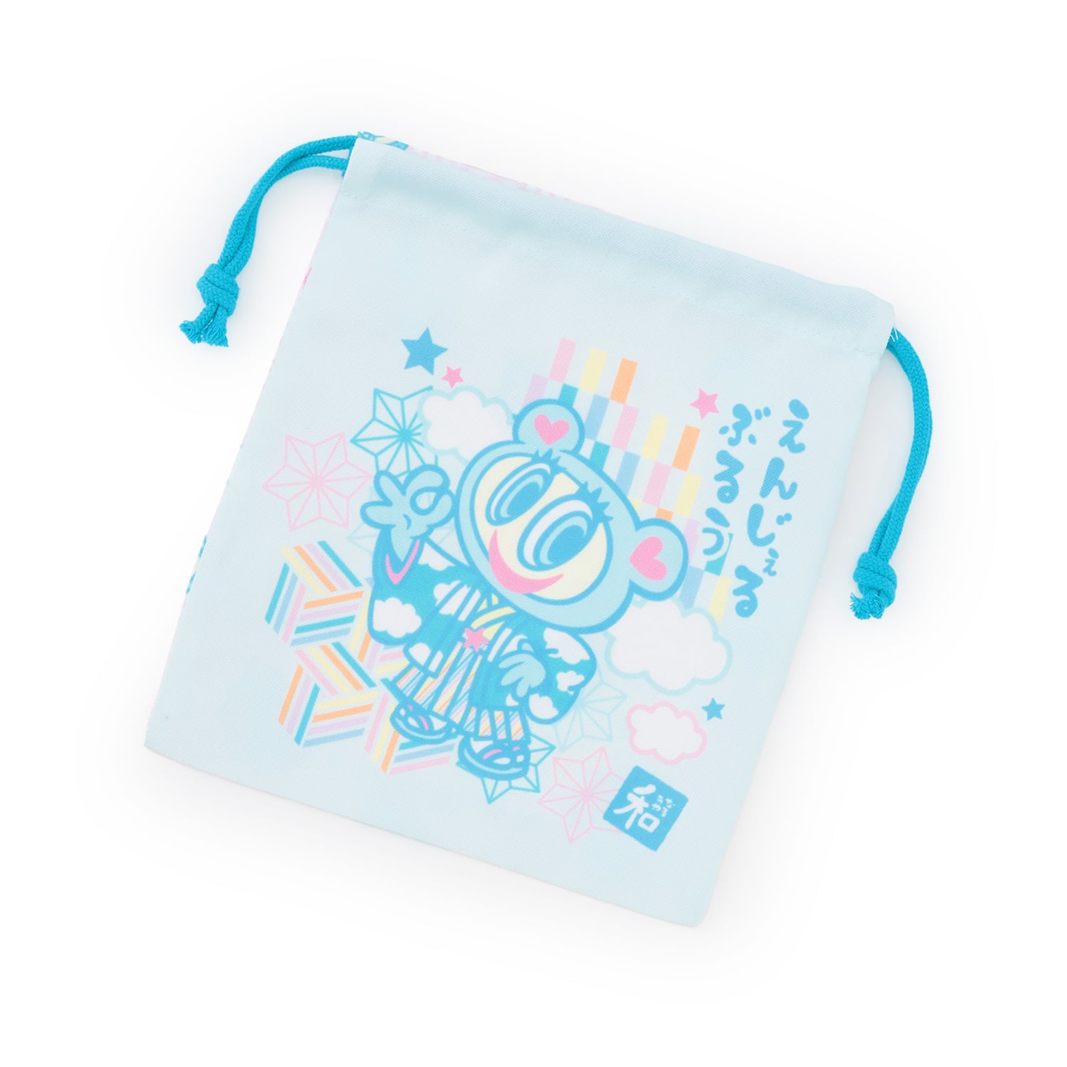 ナルミヤキャラクターズ ナルミヤキャラクターズ 和柄巾着【ナカムラくん】【ミントくん】【ルッキー】 （ナカムラくん） ナカムラくん