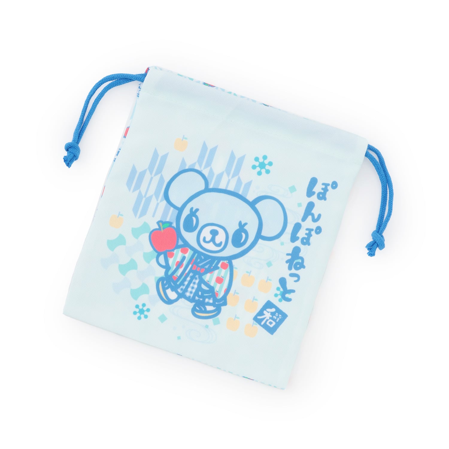 ナルミヤキャラクターズ ナルミヤキャラクターズ 和柄巾着【ナカムラくん】【ミントくん】【ルッキー】 （ミントくん） ミントくん