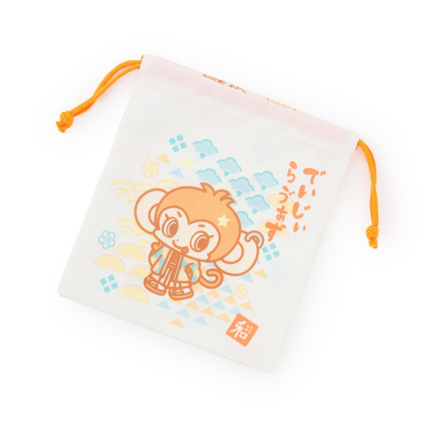 ナルミヤキャラクターズ ナルミヤキャラクターズ 和柄巾着【ナカムラくん】【ミントくん】【ルッキー】 （ルッキー） ルッキー