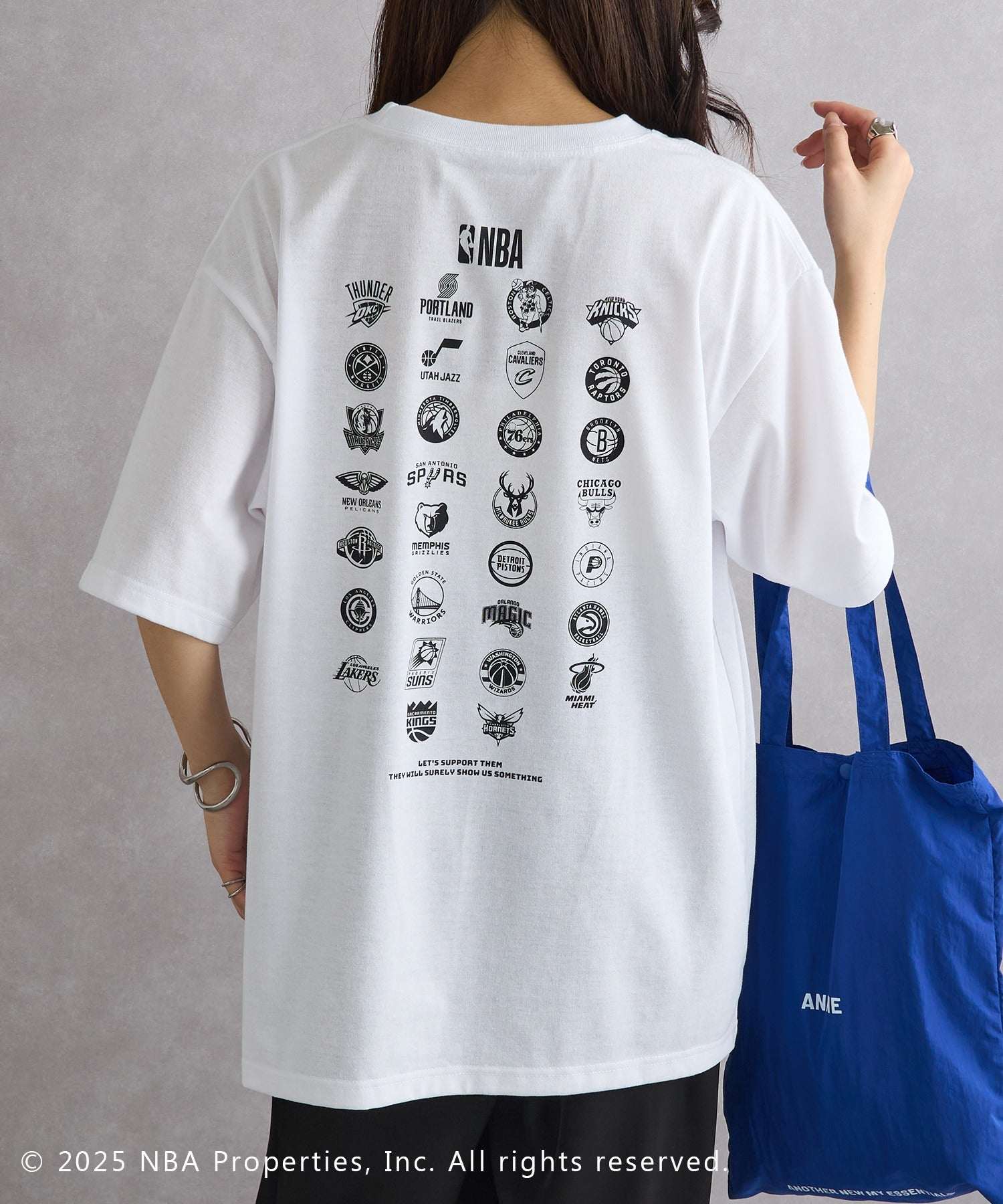 エヌビーエー NBA ALL NBA TEAM LOGO Tee （ホワイト） ホワイト