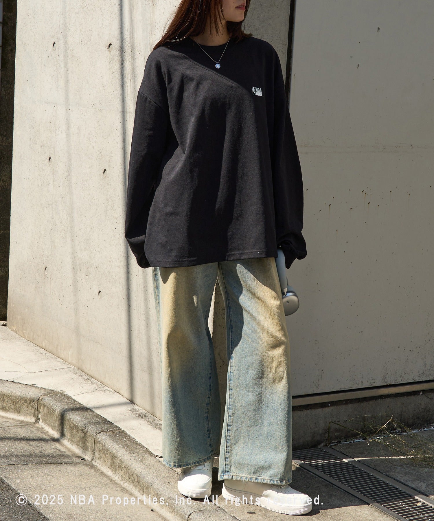 エヌビーエー NBA NBA CHAMPIONS TEAM PRINT Long Sleeve Tee ロンT 長袖 （ブラック系1） ブラック系1