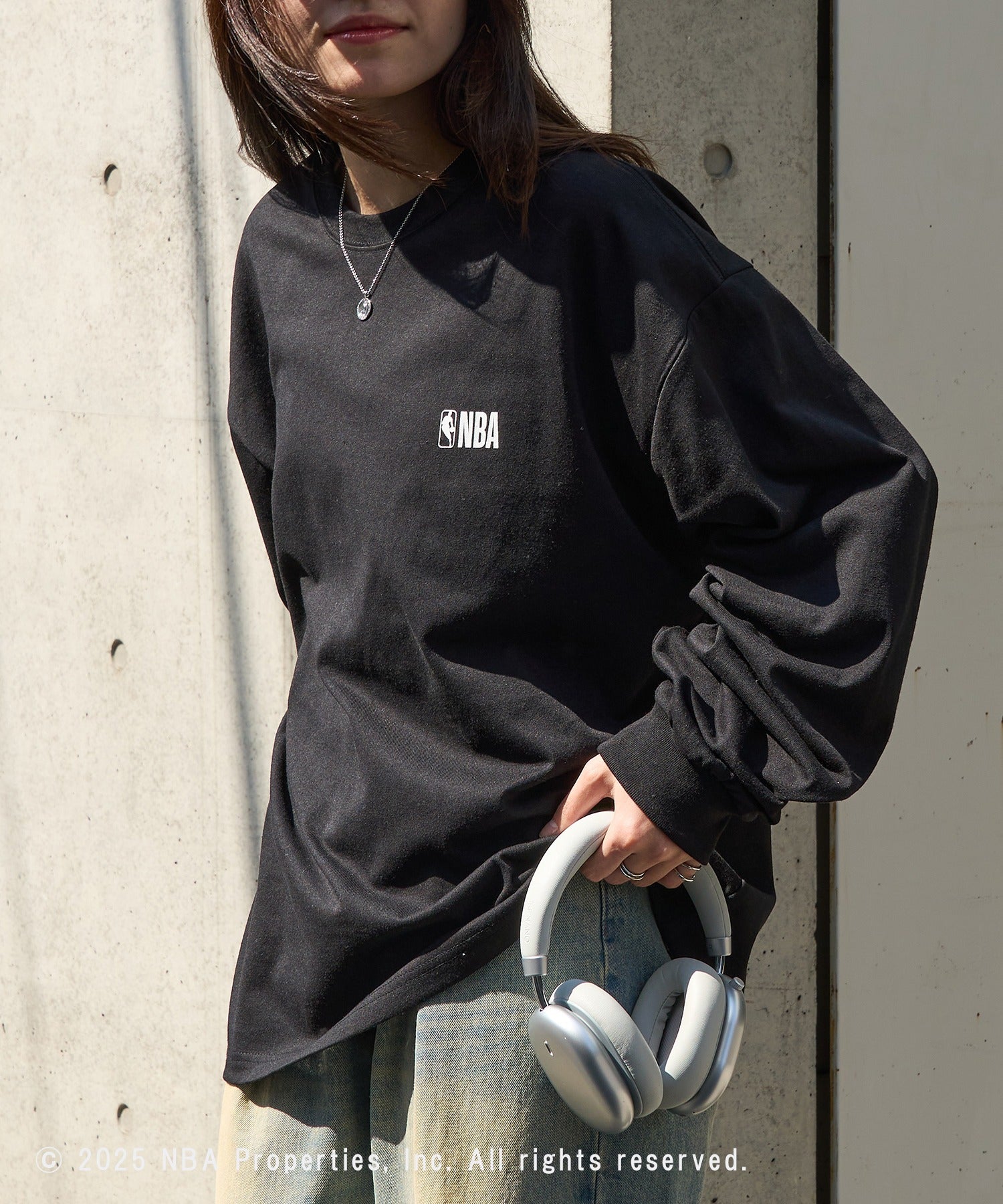 エヌビーエー NBA NBA CHAMPIONS TEAM PRINT Long Sleeve Tee ロンT 長袖 （ブラック系1） ブラック系1