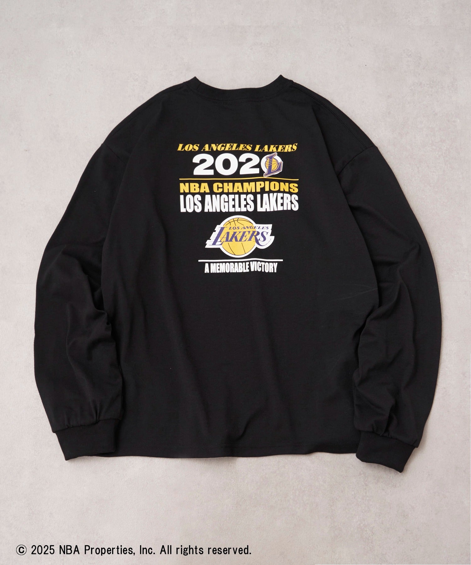 エヌビーエー NBA NBA CHAMPIONS TEAM PRINT Long Sleeve Tee ロンT 長袖 （ブラック系1） ブラック系1