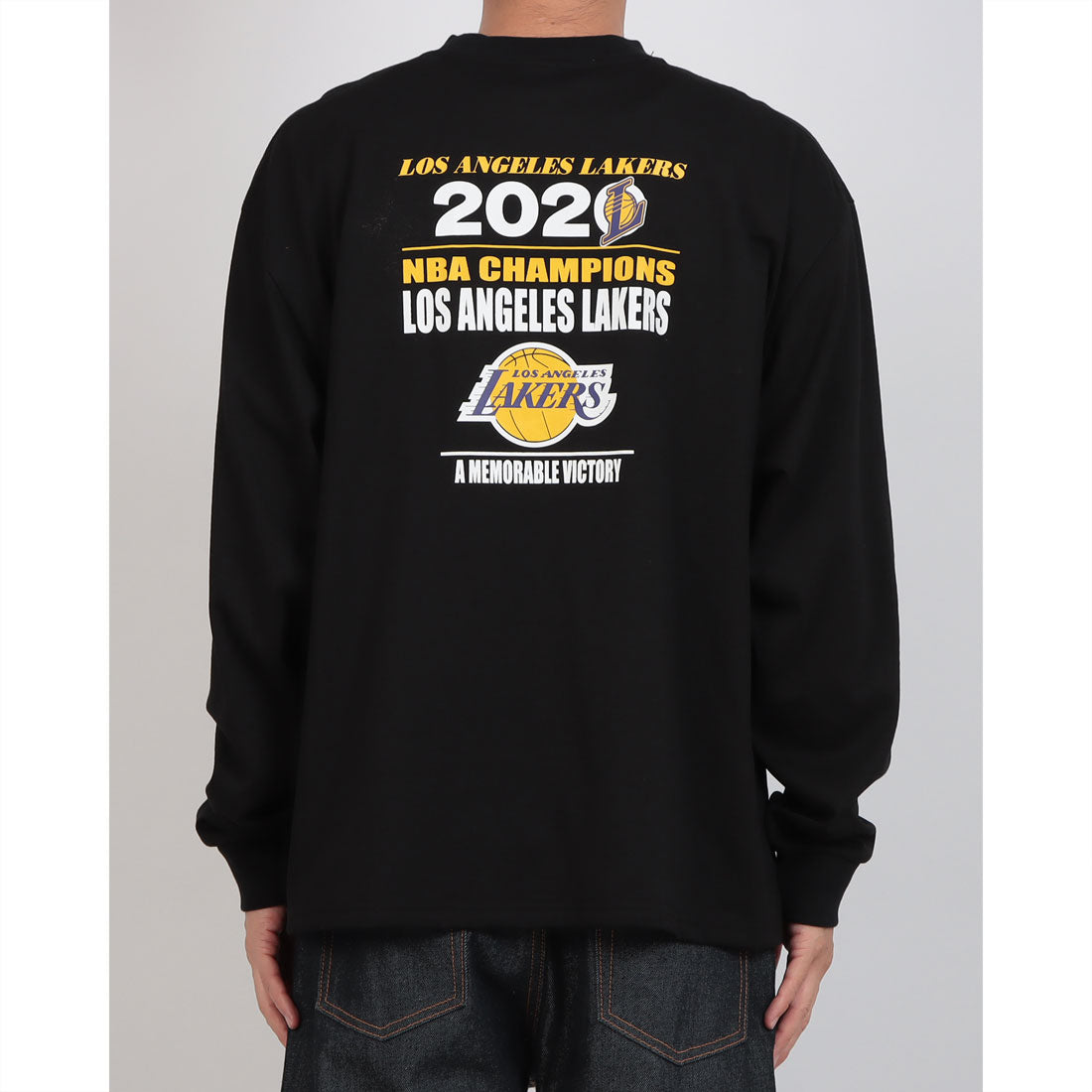 エヌビーエー NBA NBA CHAMPIONS TEAM PRINT Long Sleeve Tee ロンT 長袖 （ブラック系1） ブラック系1