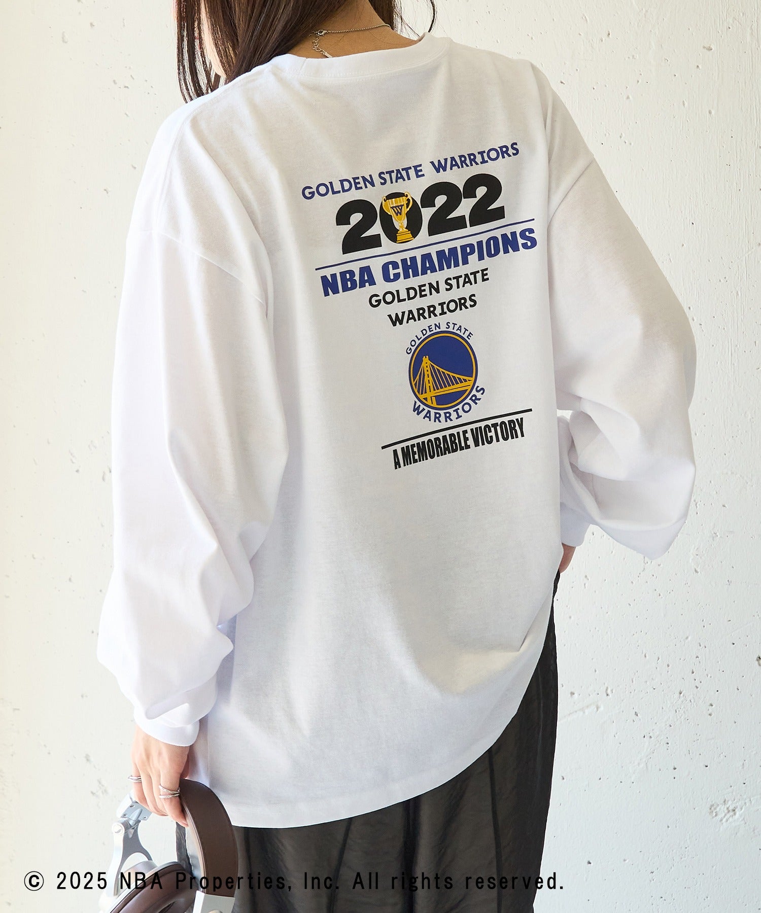 エヌビーエー NBA NBA CHAMPIONS TEAM PRINT Long Sleeve Tee ロンT 長袖 （ホワイト系その他2） ホワイト系その他2