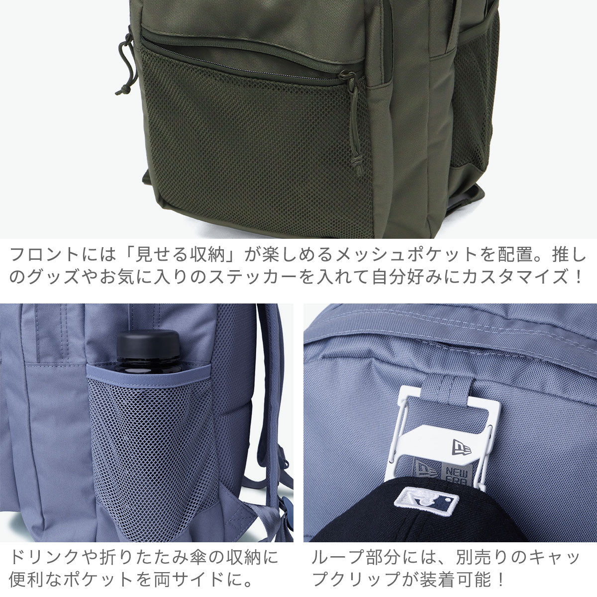 ニューエラ NEW ERA 正規取扱店 リュック 通学 メンズ レディース バッグ おしゃれ ブランド 35L A4 バックパック デイパック 旅行 高校生 大学生 2層 男子 女子 Campus Pack キャンパスパック（ブラック） ブラック