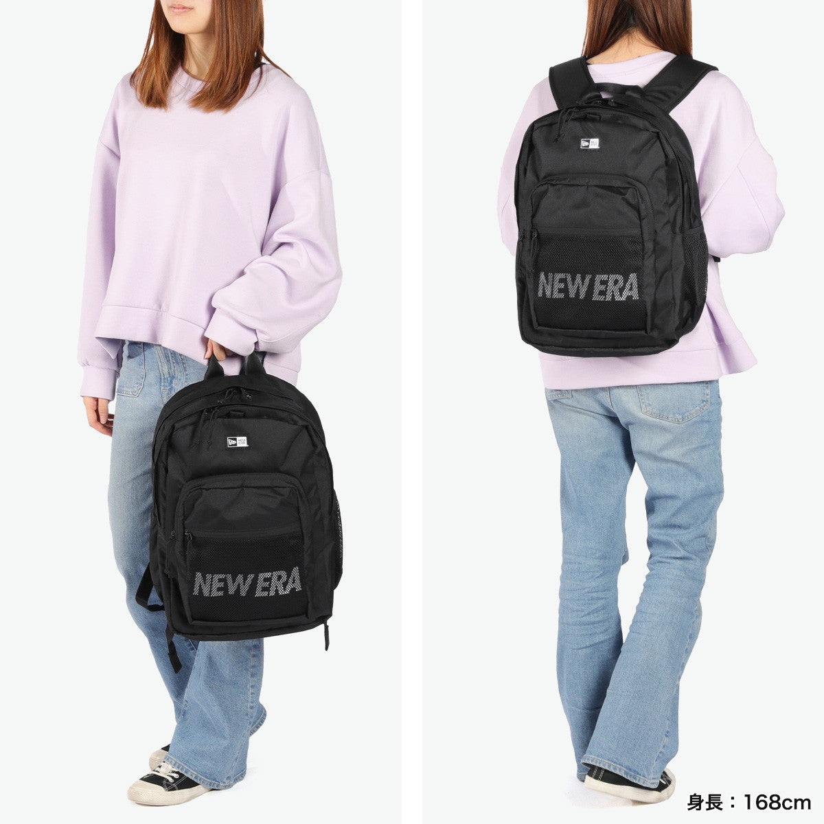 ニューエラ NEW ERA 正規取扱店 リュック 通学 メンズ レディース バッグ おしゃれ ブランド 35L A4 バックパック デイパック 旅行 高校生 大学生 2層 男子 女子 Campus Pack キャンパスパック（ブラック） ブラック