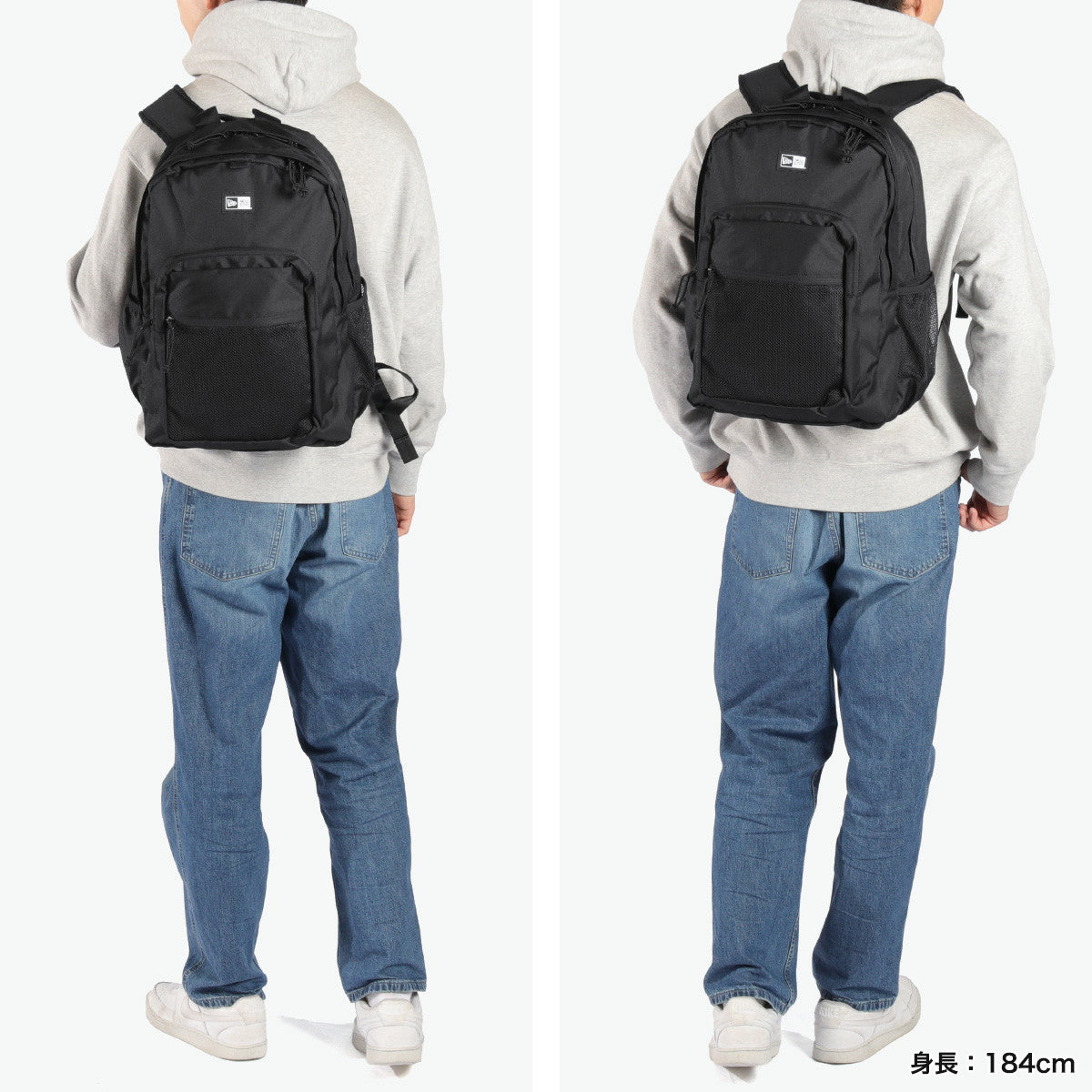 ニューエラ NEW ERA 正規取扱店 リュック 通学 メンズ レディース バッグ おしゃれ ブランド 35L A4 バックパック デイパック 旅行 高校生 大学生 2層 男子 女子 Campus Pack キャンパスパック（ブラック） ブラック