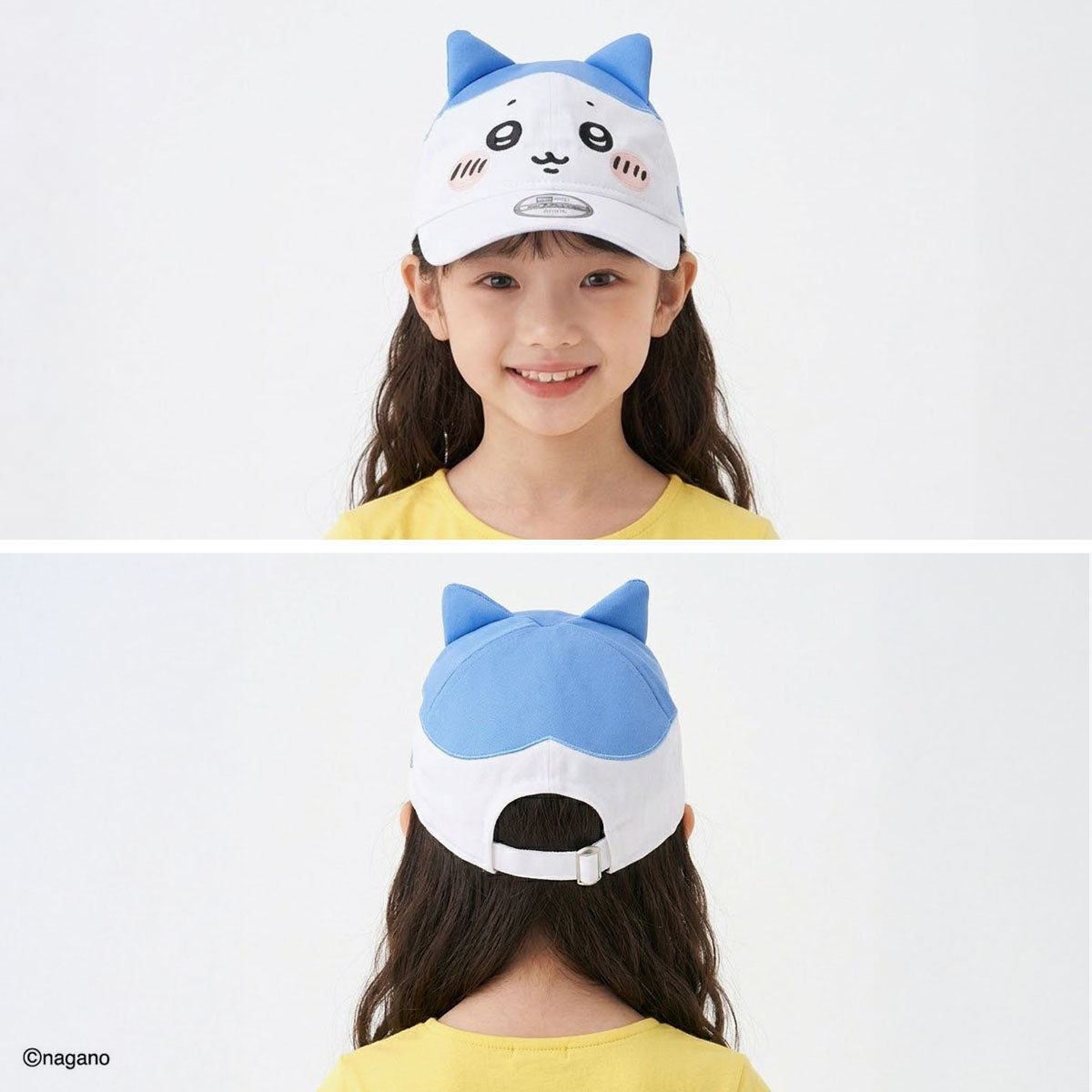 ニューエラ NEW ERA 正規取扱店 キャップ キッズ 帽子 女の子 男の子 女子 男子 可愛い かわいい 子供 耳付き なりきり 調整 アジャスター 洗える ウォッシャブル ブランド Child 9TWENTY ちいかわ （ホワイト×ラディアントブルー） ホワイト×ラディアントブルー