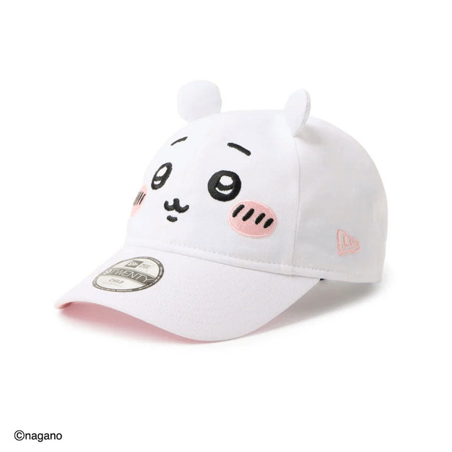 ニューエラ NEW ERA 正規取扱店 キャップ キッズ 帽子 女の子 男の子 女子 男子 可愛い かわいい 子供 耳付き なりきり 調整 アジャスター 洗える ウォッシャブル ブランド Child 9TWENTY ちいかわ （ホワイト） ホワイト