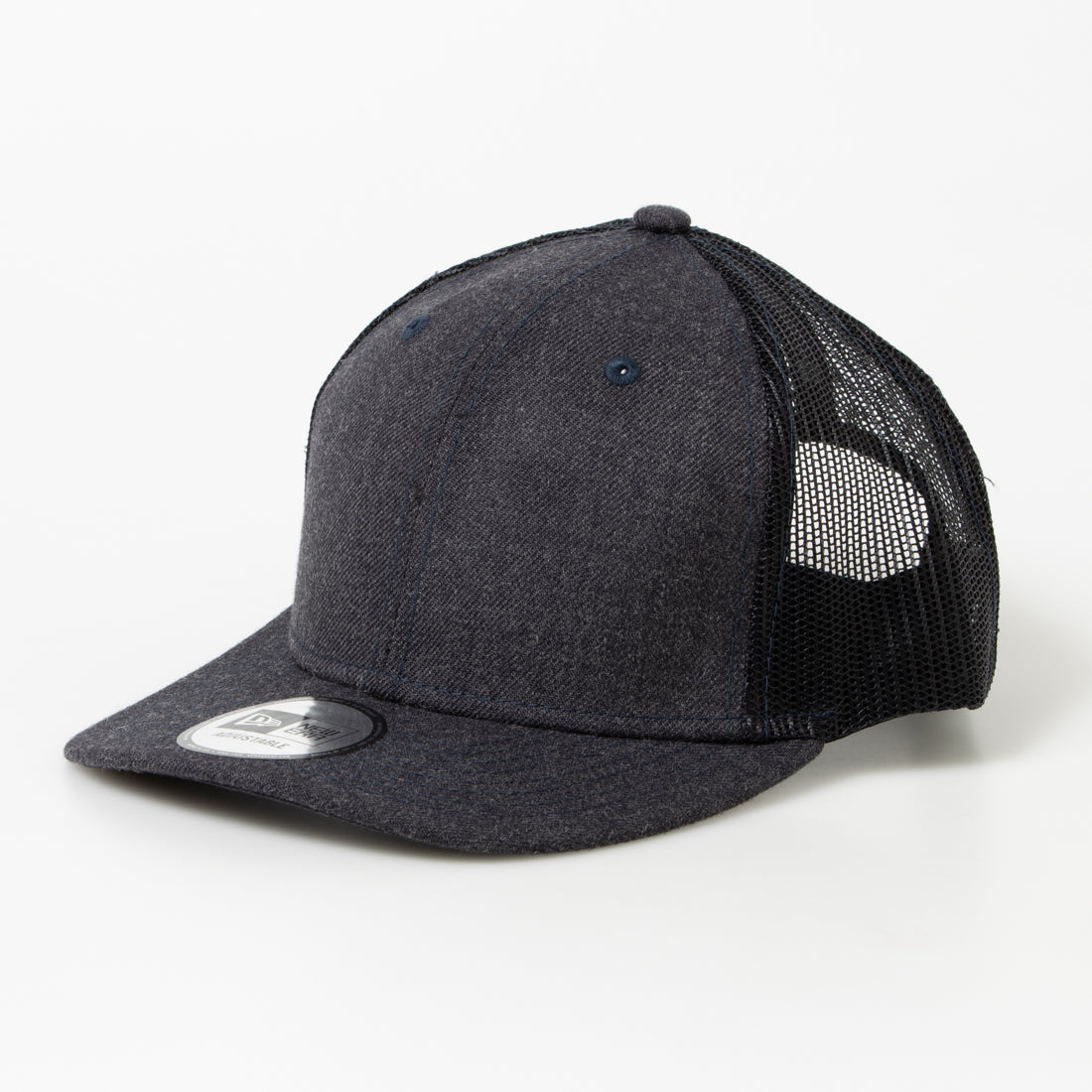 New Era NEW ERA Newera Cap Hat NE207 Mesh Cap Plain Baseball Cap Unisex Slightly Shallow NEWERA SNAPBACK LOW PROFILE TRUCKER