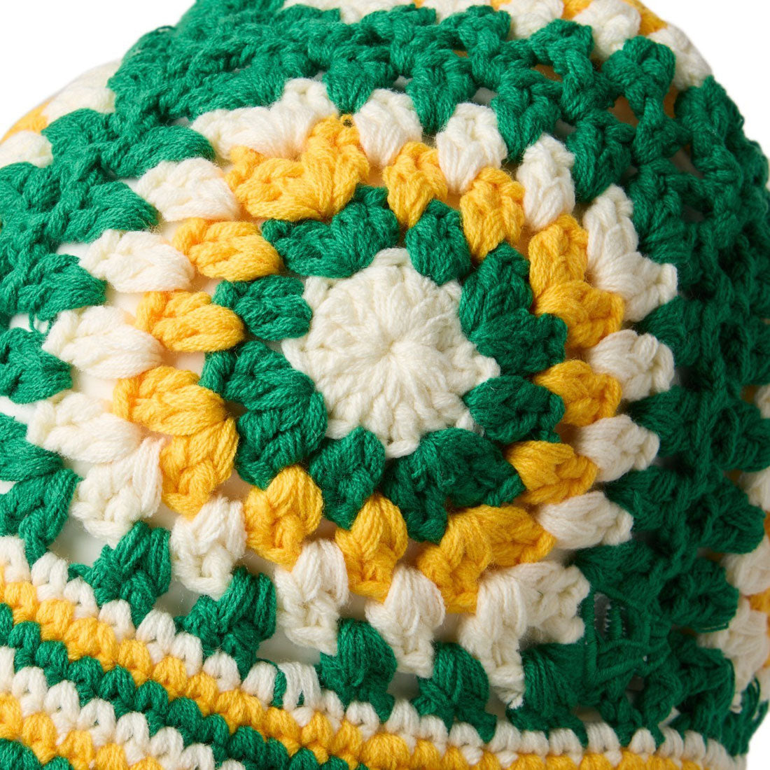 ニューエラ NEW ERA クロシェ ニットバケット（CROCHET KNIT BUCKET） （グリーン/イエロー/ホワイト） グリーン/イエロー/ホワイト