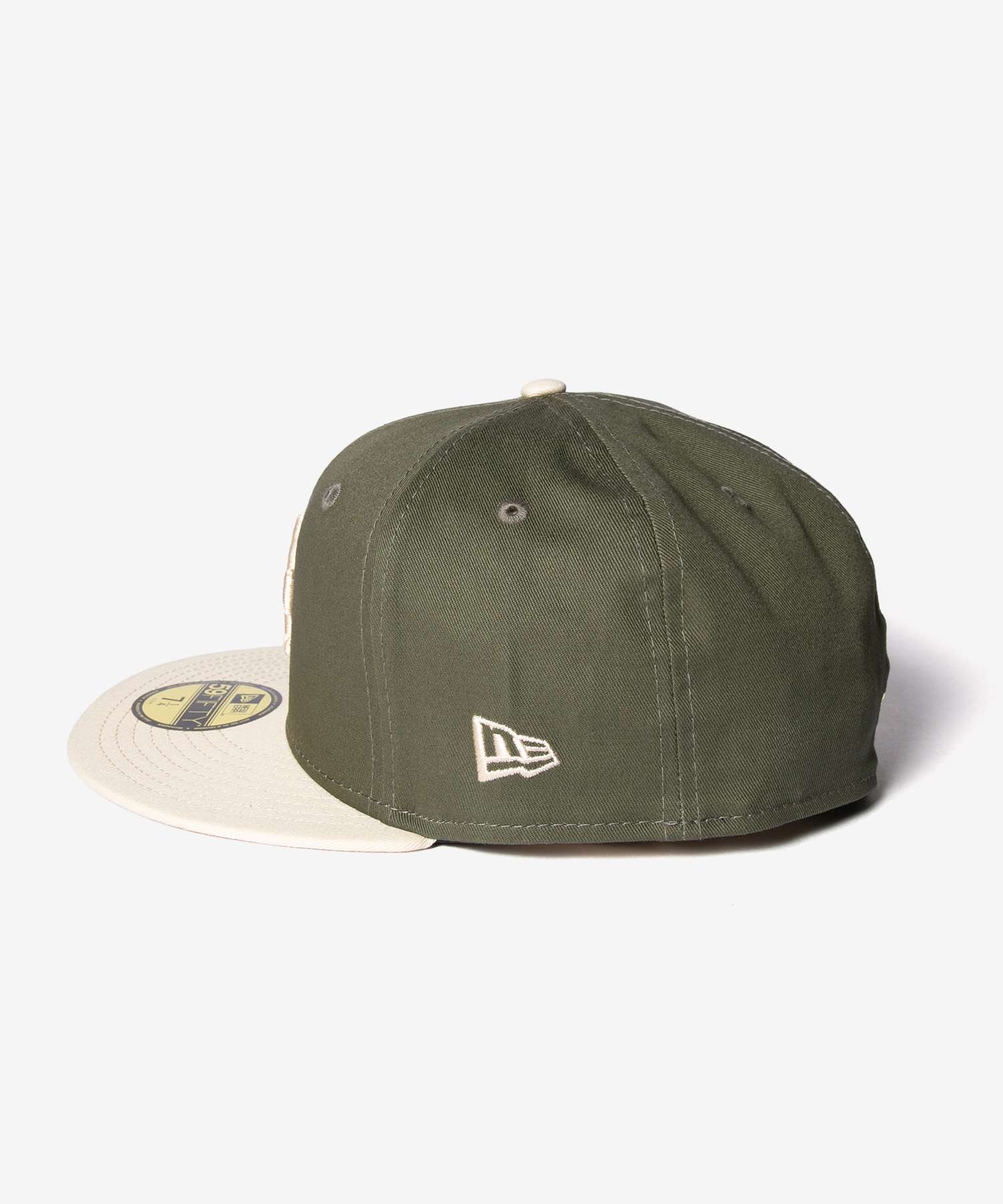 ニューエラ NEW ERA ニューエラ NEW ERA 59FIFTY 5950 MLB LOS ANGELES DODGERS SIDE PATCH ロサンゼルス ドジャース 60565160 キャップ ユニセックス 帽子 （LAD/カーキ×ベージュ） LAD/カーキ×ベージュ