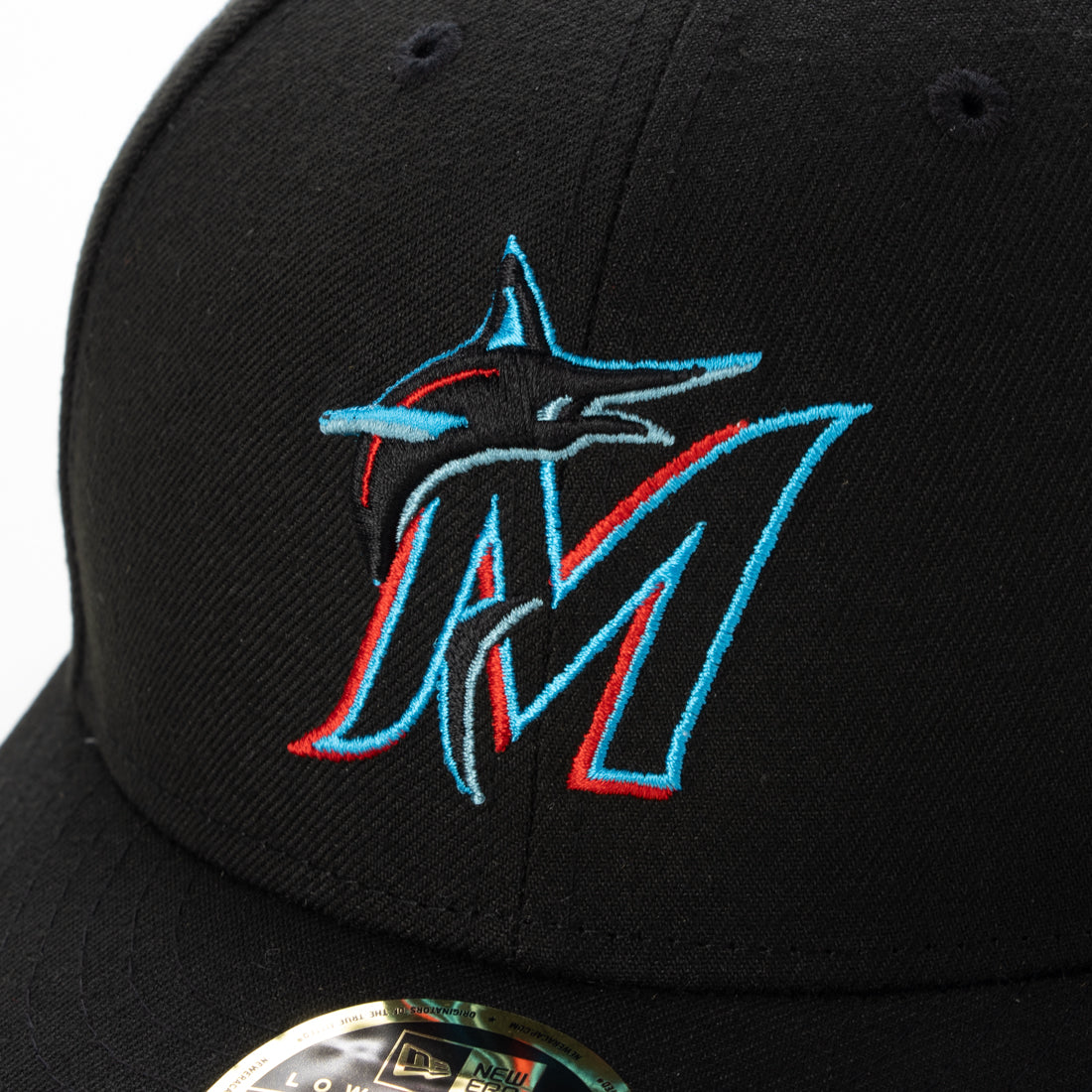 ニューエラ NEW ERA MLB ON-FIELD LOW PROFILE 59FIFTY AUTHENTIC COLLECTION 帽子 （マーリンズブラック×ブルー） マーリンズブラック×ブルー