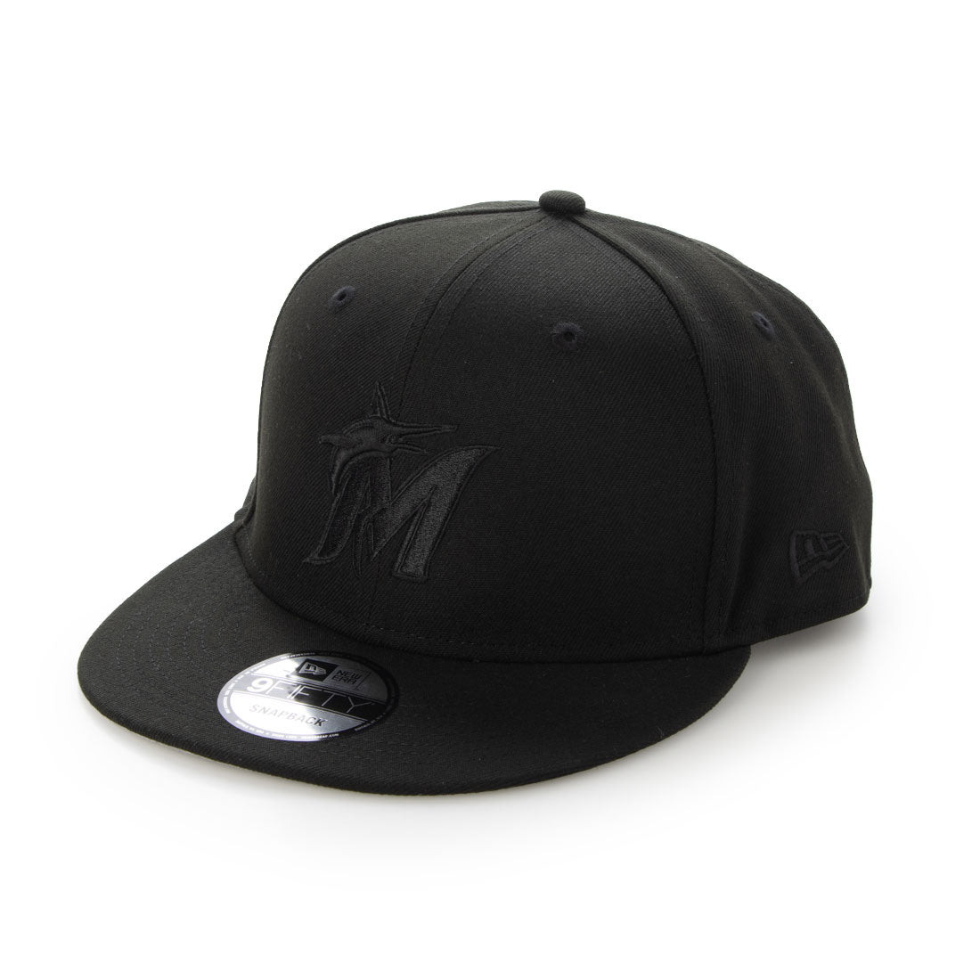 ニューエラ NEW ERA MLB BASIC 9FIFTY BLACK ON BLACK COLLECTION 帽子 （マイアミ・マーリンズ） マイアミ・マーリンズ
