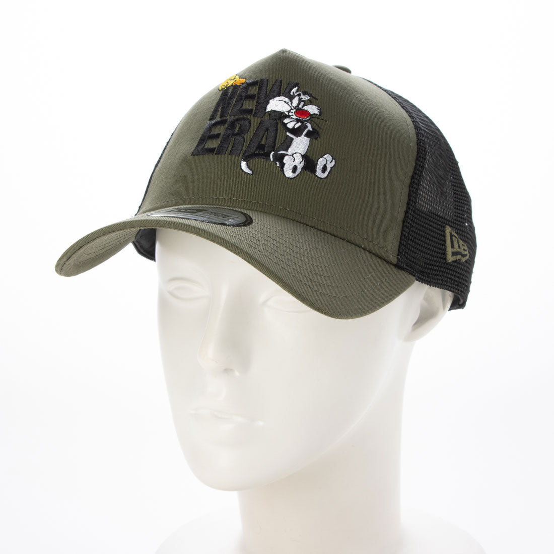 ニューエラ NEW ERA 60364252 9FORTY Looney Tunes Tweety Bird Sylvester Cat A-Frame Trucker 帽子 （トゥイーティー×Sキャット） トゥイーティー×Sキャット