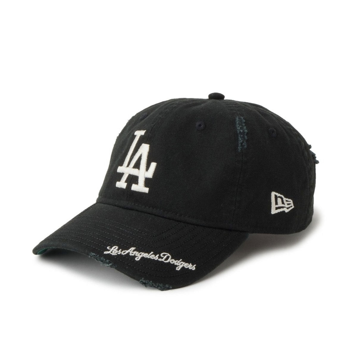 ニューエラ NEW ERA ロサンゼルス ドジャース バイザー ロゴ 9TWENTY（LOS ANGELES DODGERS VISOR LOGO 9TWENTY） （ブラック） ブラック