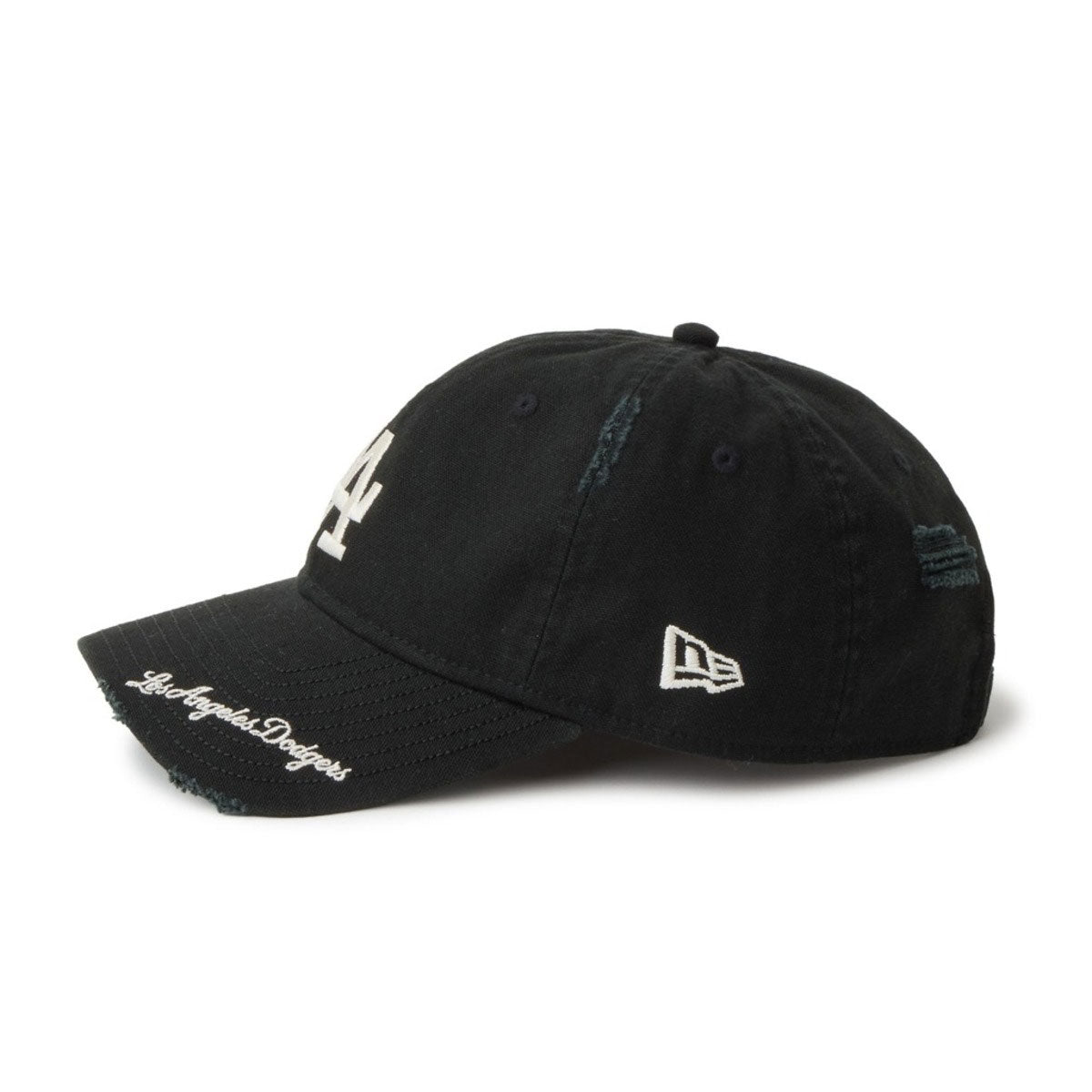 ニューエラ NEW ERA ロサンゼルス ドジャース バイザー ロゴ 9TWENTY（LOS ANGELES DODGERS VISOR LOGO 9TWENTY） （ブラック） ブラック