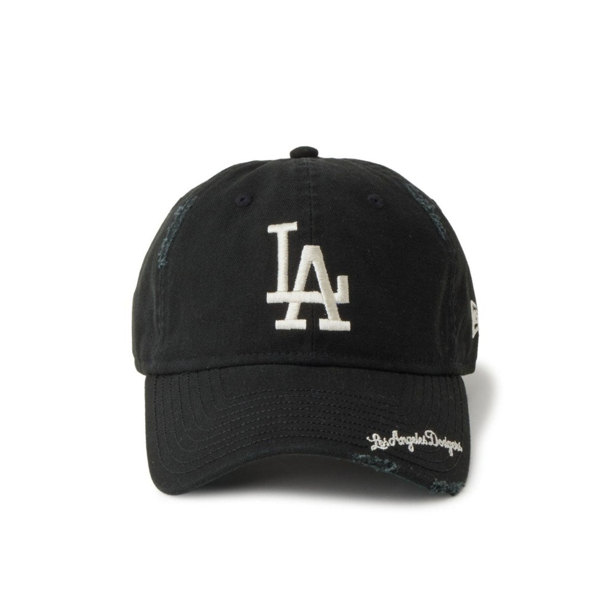 ニューエラ NEW ERA ロサンゼルス ドジャース バイザー ロゴ 9TWENTY（LOS ANGELES DODGERS VISOR LOGO 9TWENTY） （ブラック） ブラック