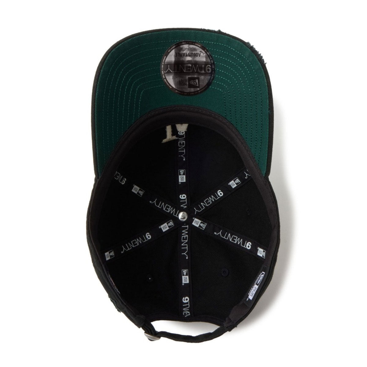 ニューエラ NEW ERA ロサンゼルス ドジャース バイザー ロゴ 9TWENTY（LOS ANGELES DODGERS VISOR LOGO 9TWENTY） （ブラック） ブラック