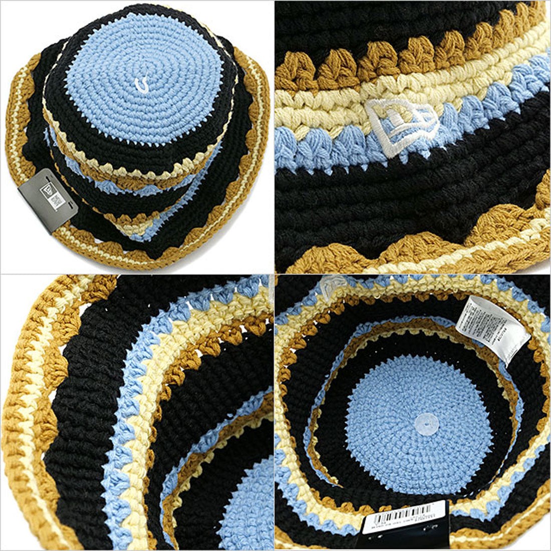 【BAON】[unisex] Loayu Summer Bokashi Round Over Net Knit Z Supply Women's Baroque Crochet Sweater Top | TYLER'S