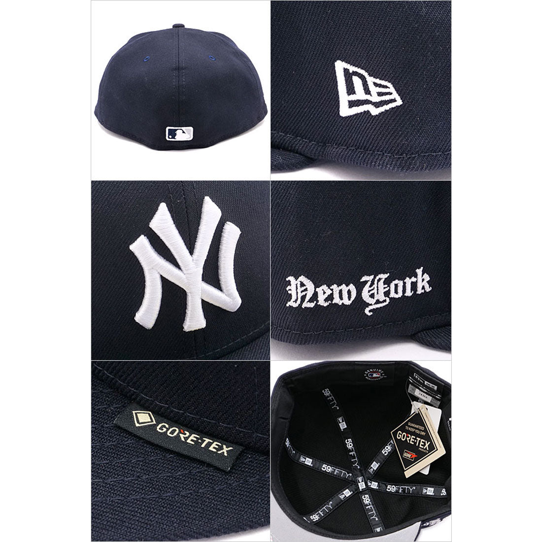 ニューエラ NEW ERA 59FIFTY MLB GORE-TEX ネイビー [14457395] （ネイビー） ネイビー