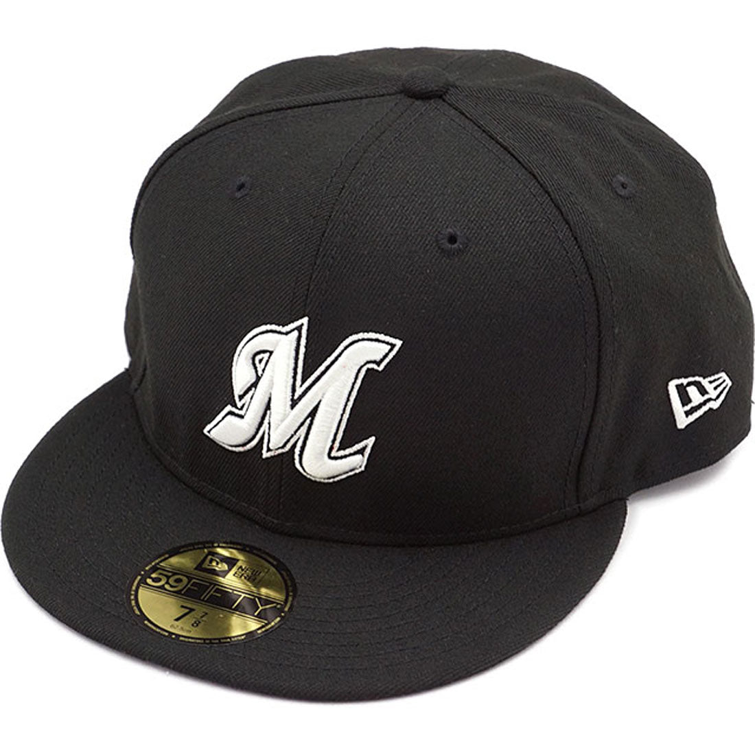 ニューエラ NEW ERA 59FIFTY NPB 千葉ロッテマリーンズ ブラック/ホワイト [14525192] （ブラック/ホワイト） ブラック/ホワイト