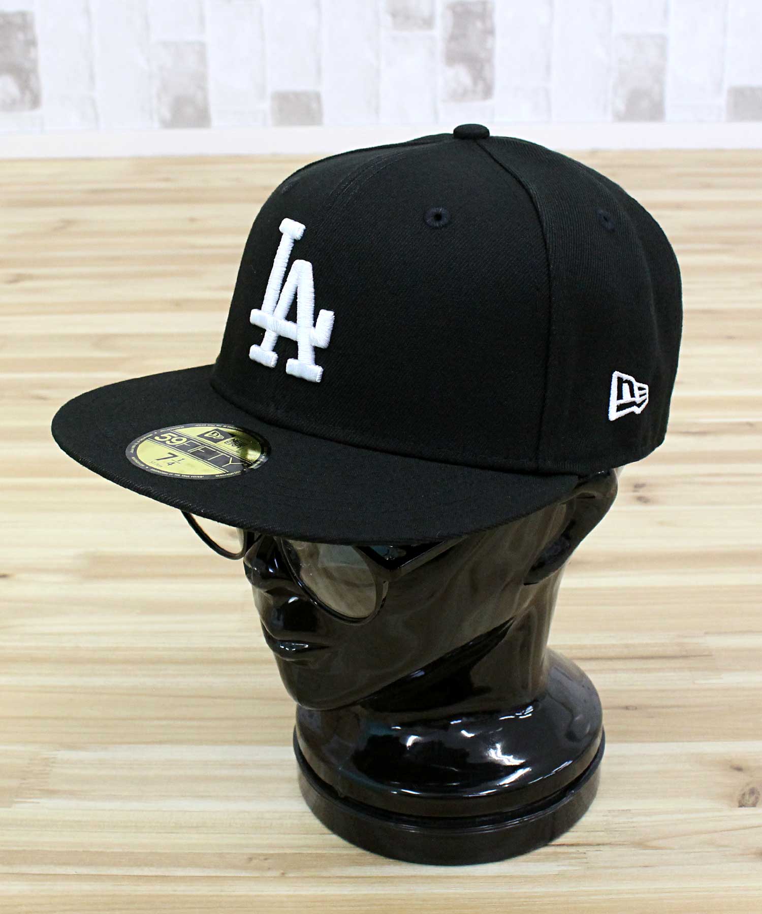 ニューエラ NEW ERA キャップ LEAGUE ESSENTIAL 59FIFTY 帽子 ベースボールキャップ ロゴ刺繍 MLB フィッテドサイズ メンズ レディース 男女兼用 （1-ブラック(ドジャーズ)） 1-ブラック(ドジャーズ)