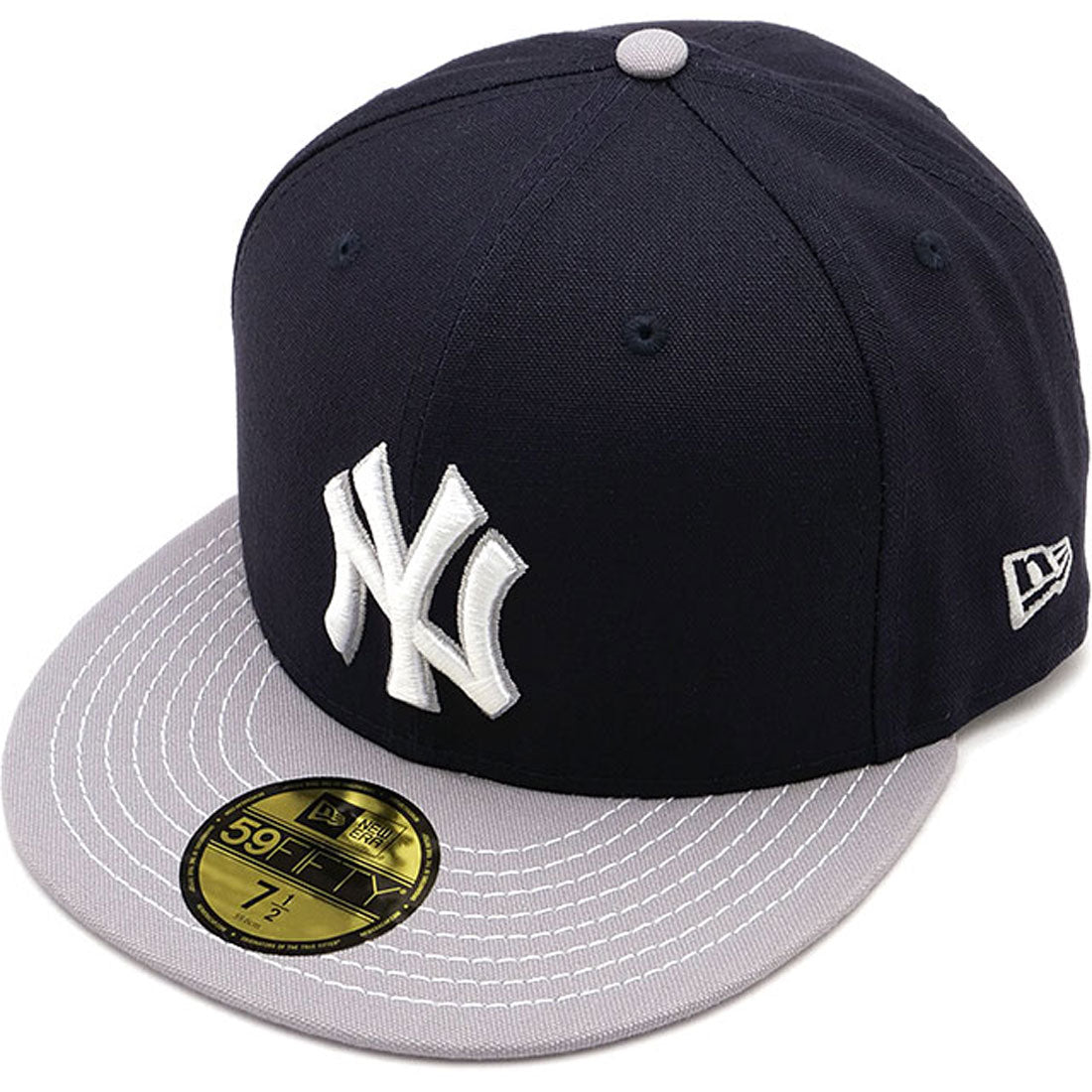 ニューエラ NEW ERA 59FIFTY Duck Canvas ネイビー/グレー [14388860] （ネイビー/グレー） ネイビー/グレー